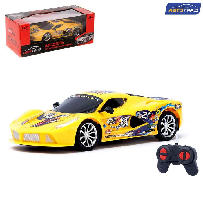 Машина радиоуправляемая &laquo;СпортКар&raquo;, работает от батареек, МИКС