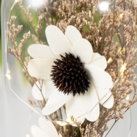 Ночник колба "Цветы" LED от батареек 3хААА 11х11х20 см RISALUX Ночник колба "Цветы" LED от батареек 3хААА 11х11х20 см RISALUX