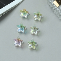 Краб для волос "Аванти" (набор 6 шт) звезда, 2,4 см, прозрачный Краб для волос "Аванти" (набор 6 шт) звезда, 2,4 см, прозрачный