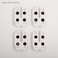 Световой прибор &laquo;Лампа с картинками&raquo; 7 см, Е27, 4 картриджа, свечение мульти