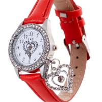 Часы женские наручные, циферблат d-2.7 см, ремешок из экокожи