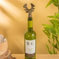 Пробка для бутылок &laquo;Лось&raquo;, 7.3&times;5.3&times;15.5 см, алюминий