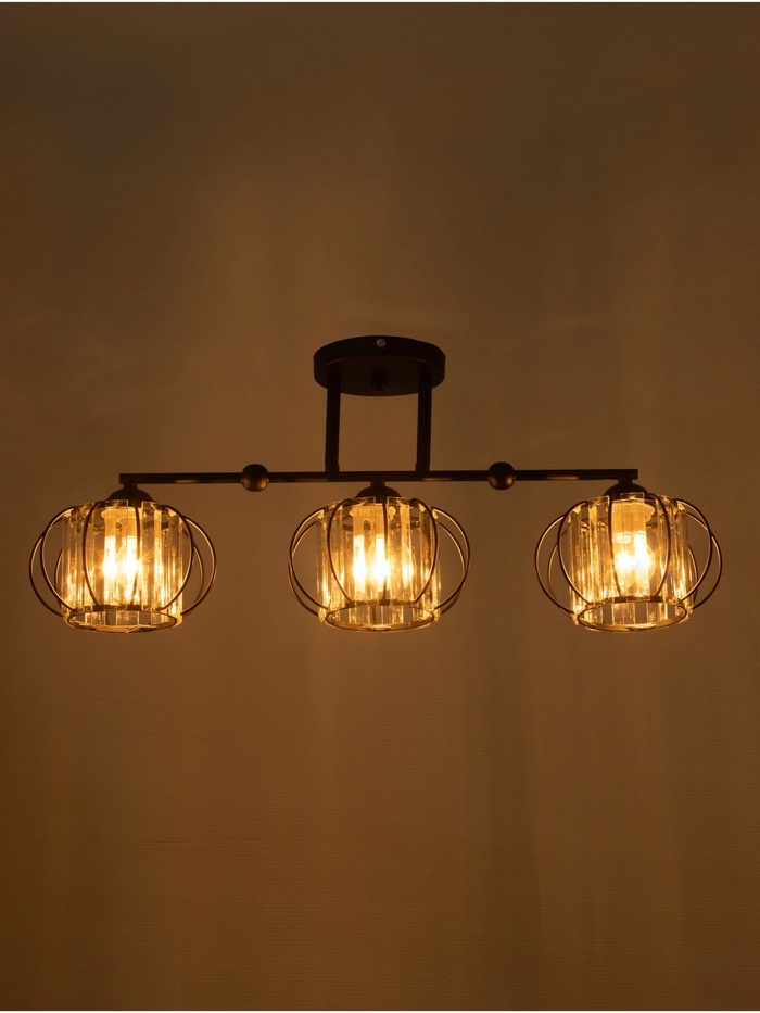 Люстра "Лорд" 3х40Вт Е27 черный