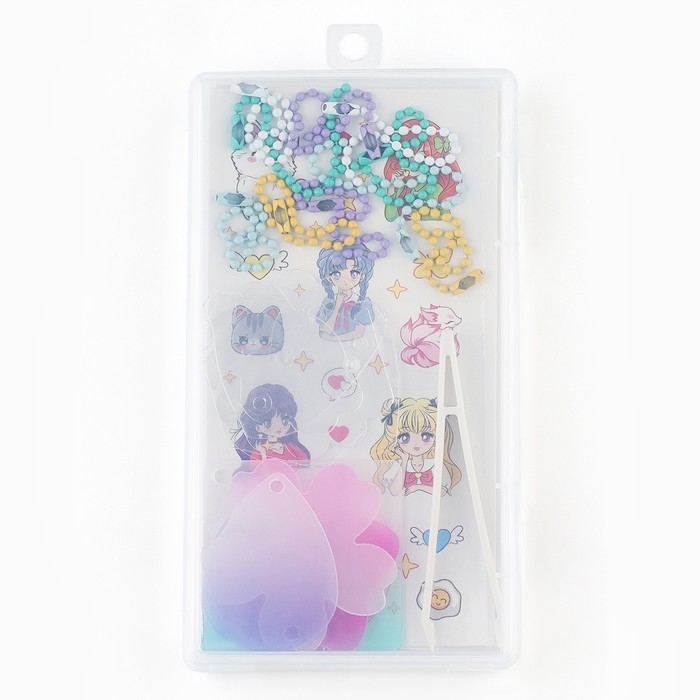 Набор для создания акриловых брелоков с наклейками &laquo;Будь в тренде&raquo;