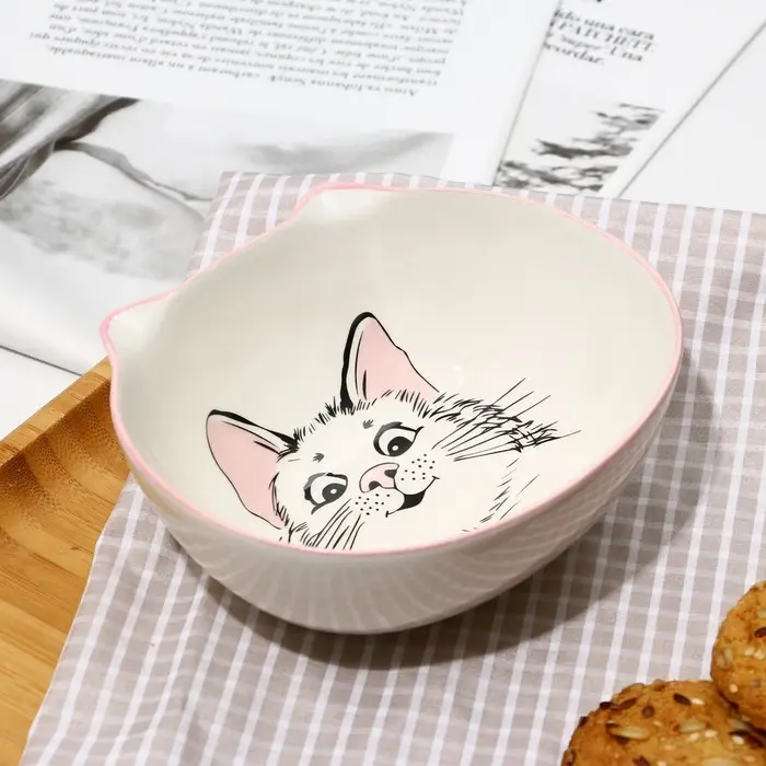 Тарелка суповая керамическая &laquo;Это всё мне?&raquo;, 13&times;11&times;5.5 см, 300 мл