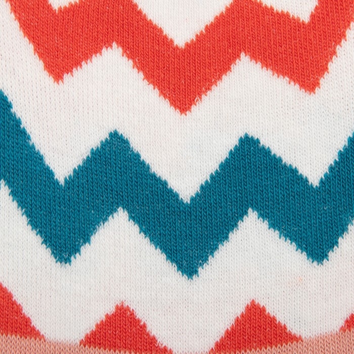 Носки MINAKU &laquo;Зигзаги&raquo;, размер 36-39 (23-25 см)