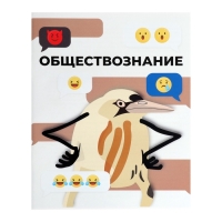 Комплект предметных тетрадей 36 листов "Животные мемы", 12 предметов, со справочным материалом, обложка мелованная бумага, блок №2 (серые листы)