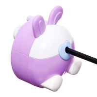 Точилка механическая с контейнером, Ушки сиреневый/белый Точилка механическая с контейнером, Ушки сиреневый/белый