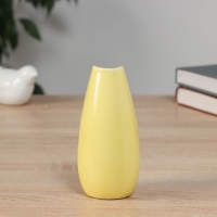 Ваза керамика настольная "Белен" 12,5х5 см, жёлтый