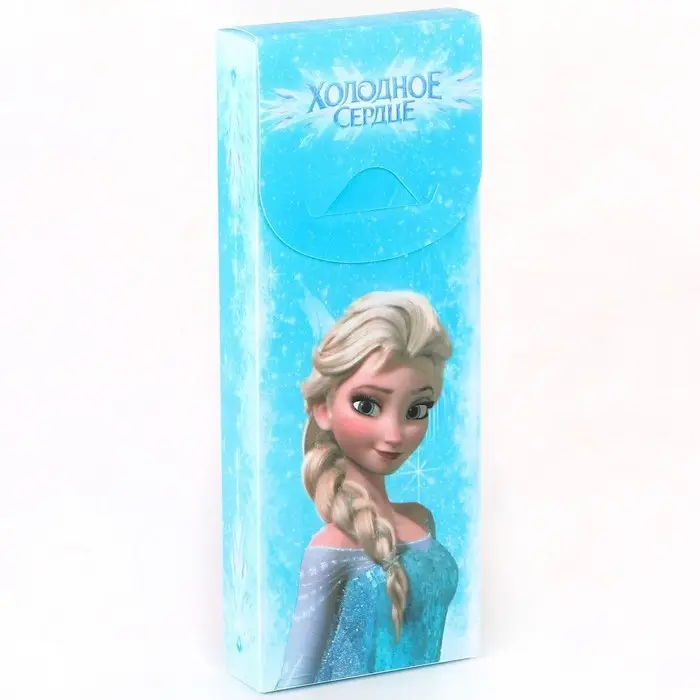 Пенал-футляр пластиковый, 75&times;195&times;25 мм, сборный, &laquo;Холодное сердце&raquo;