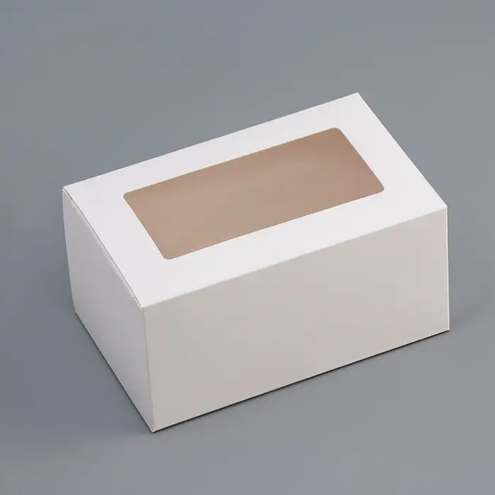 Коробка складная с окном 16&times;10&times;8 см