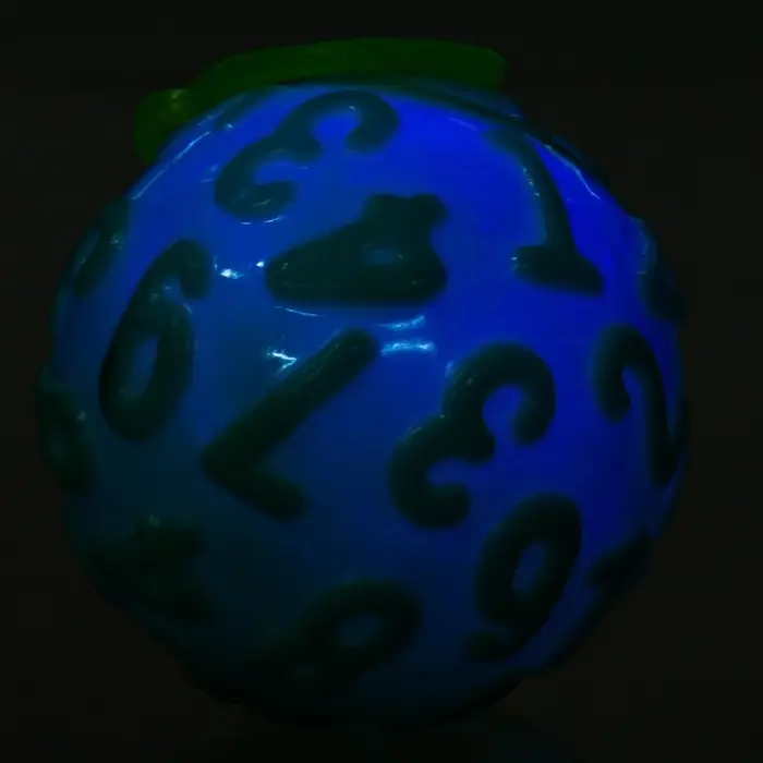 Мяч &laquo;Цифры&raquo;, световой, цвета МИКС