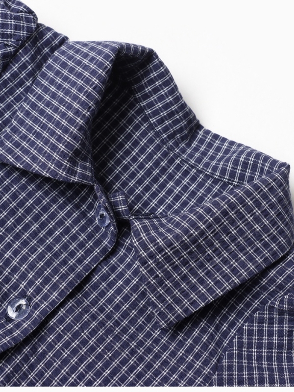 Платье Крошка Я Платье Крошка Я "Клетка", рост 80-86, синий