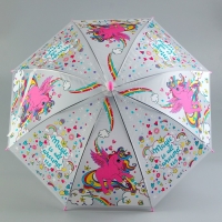 Детский зонт &laquo;Радужный единорог&raquo; 84 &times; 84 &times; 67 см
