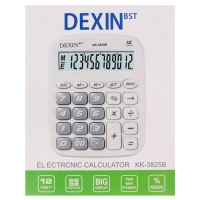 Калькулятор настольный 12-разрядный КК-3825В, черный