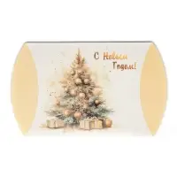 Коробка складная, подарочная новогодняя &laquo;Ёлка в золоте&raquo; 19&times;14&times;4 см