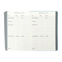 Еженедельник датир 2025г мягк обл иск кож А5 80л ESCALADA, бл тис, кр бл 70 г/м², синий Еженедельник датир 2025г мягк обл иск кож А5 80л ESCALADA, бл тис, кр бл 70 г/м², синий