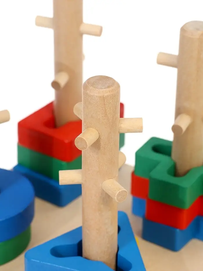 Развивающий деревянный сортер