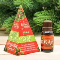 Эфирное масло 15 мл "Хозяину бани!", кедр Эфирное масло 15 мл "Хозяину бани!", кедр