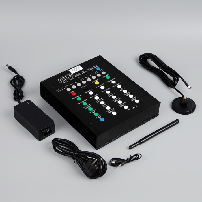 Пульт управления светодиодными браслетами, 8 групп, 220 В Пульт управления светодиодными браслетами, 8 групп, 220 В