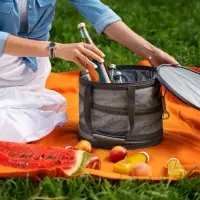 Складная термосумка Coast, бордовая