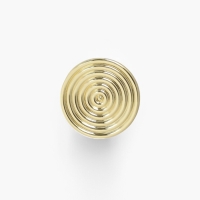 Ручка-кнопка CAPPIO "Лабиринт", цинк, цвет золото