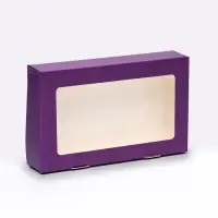 Контейнер на вынос, сиреневый, 20&times;12&times;4 см