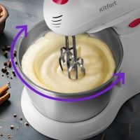 Миксер ручной и стационарный КТ-3485 - 250 Вт