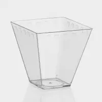 Форма пластиковая одноразовая для фуршета &laquo;Брюссель&raquo;, 150 мл, прозрачая