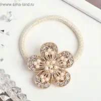 Резинка для волос "Каролина" цветочек, 4 см