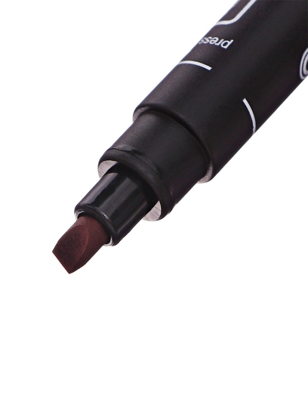 Маркер перманентный скошенный 5.0 мм Centropen 8576, линия 1 - 4.6 мм, цвет чёрный