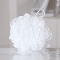 Мочалка для тела &laquo;Шар&raquo;, 50 гр, белая