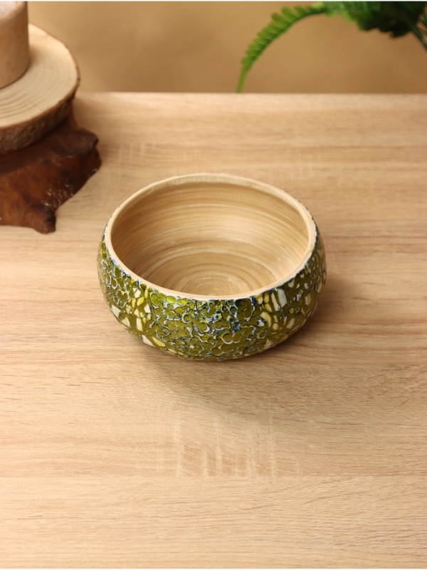 Ваза 15х15х6 см, бамбук