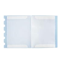 Нотная папка - 30 файлов 60 листов голубая