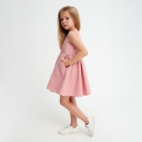 Платье детское с карманами KAFTAN, р. 32 (110-116), пудра Платье детское с карманами KAFTAN, р. 32 (110-116), пудра