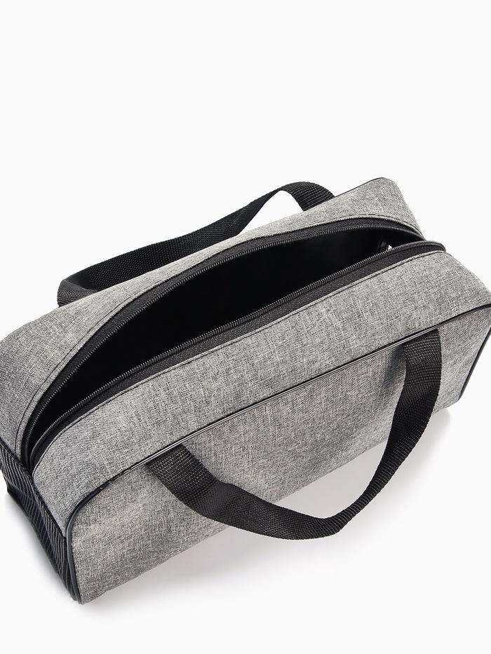 Косметичка на молнии, цвет коричневый