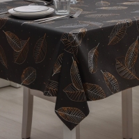 Клеёнка на стол &laquo;Искусство&raquo;, на тканевой основе, рулон 20 метров, ширина 137 см