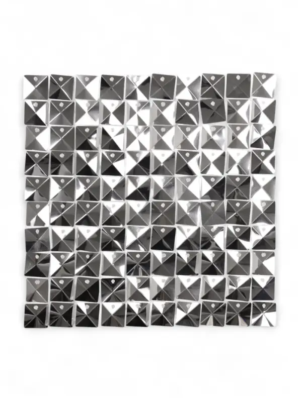 Панель с пайетками для фотозоны 30*30 см серебро