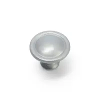 Ручка-кнопка ТУНДРА РК118SN, d=30 мм, матовый никель