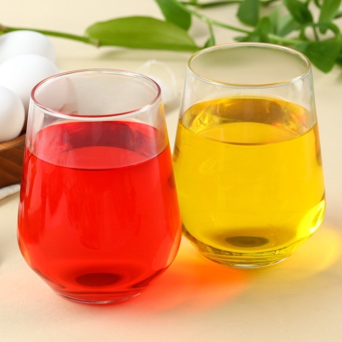 Пасхальный набор «Цыплята», 2 красителя: жёлтый, розовый + наклейки для яиц Пасхальный набор «Цыплята», 2 красителя: жёлтый, розовый + наклейки для яиц