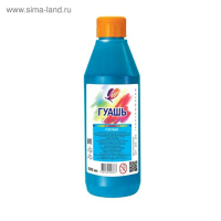 Гуашь "Луч", 500 мл, голубая Гуашь "Луч", 500 мл, голубая