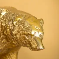 Сувенир с чашей &laquo;Медведь&raquo; 21.5&times;10&times;18.5 см, алюминий