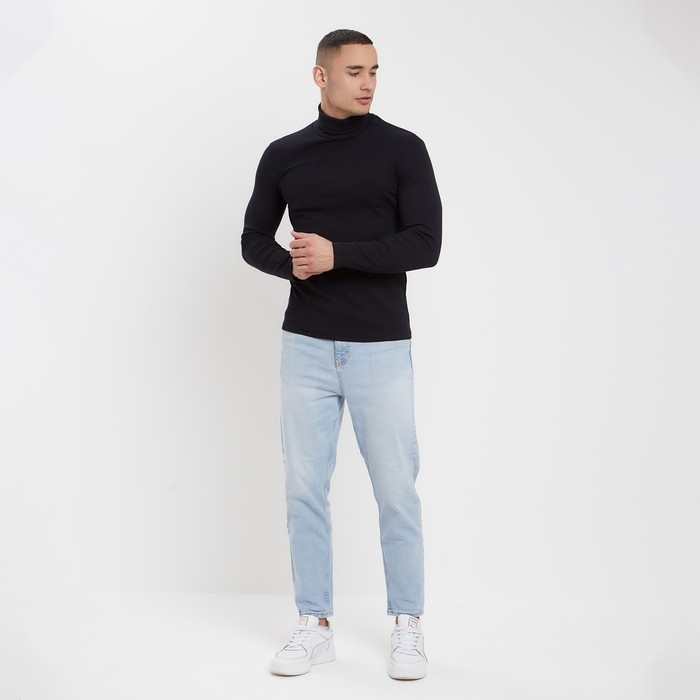 Водолазка мужская MINAKU: Basic line MAN цвет чёрный, размер 52 Водолазка мужская MINAKU: Basic line MAN цвет чёрный, размер 52