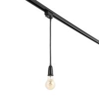 Светильник трековый "Снейк" Е27 40Вт черный 3,5х3,5х40см