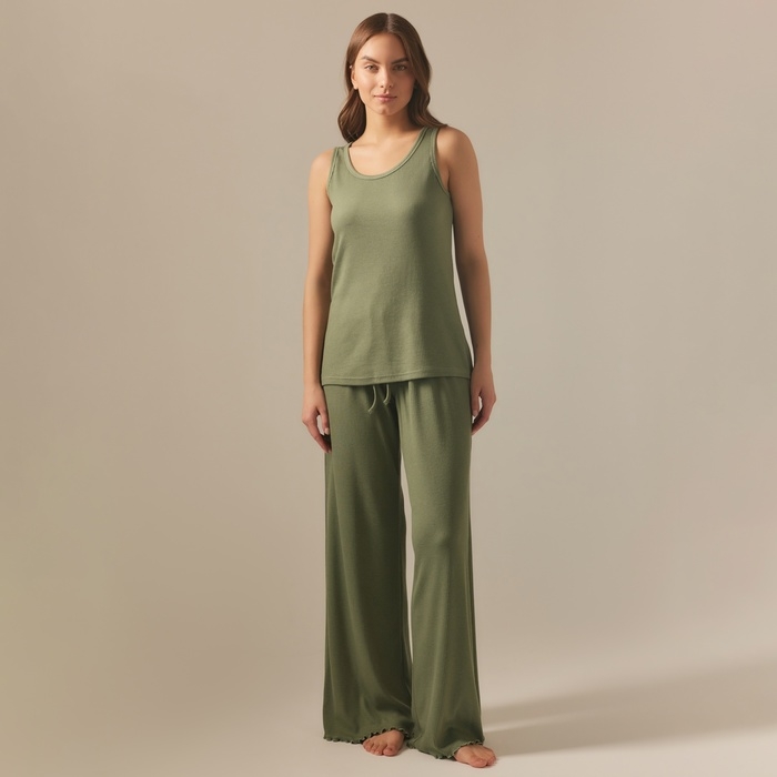 Брюки женские домашние SL HOME р. XL, оливковый