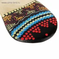 Сувенир &laquo;Бумеранг с точечной росписью&raquo;, натуральный, 38&times;9&times;1 см, МИКС