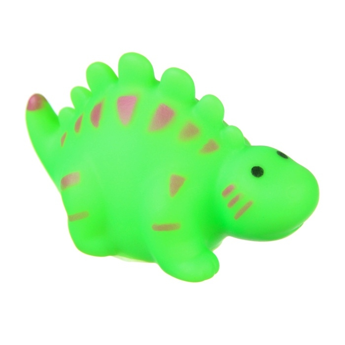 Набор резиновых игрушек для ванны &laquo;Динопарк&raquo;, с пищалкой, 6 шт, виды МИКС, Крошка Я