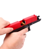 Пистолет &laquo;Высшая лига&raquo;, с гильзами, стреляет мягкими пулями, цвет красный