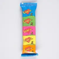 Жевательная резинка Love is мини, ассорти, 21 г