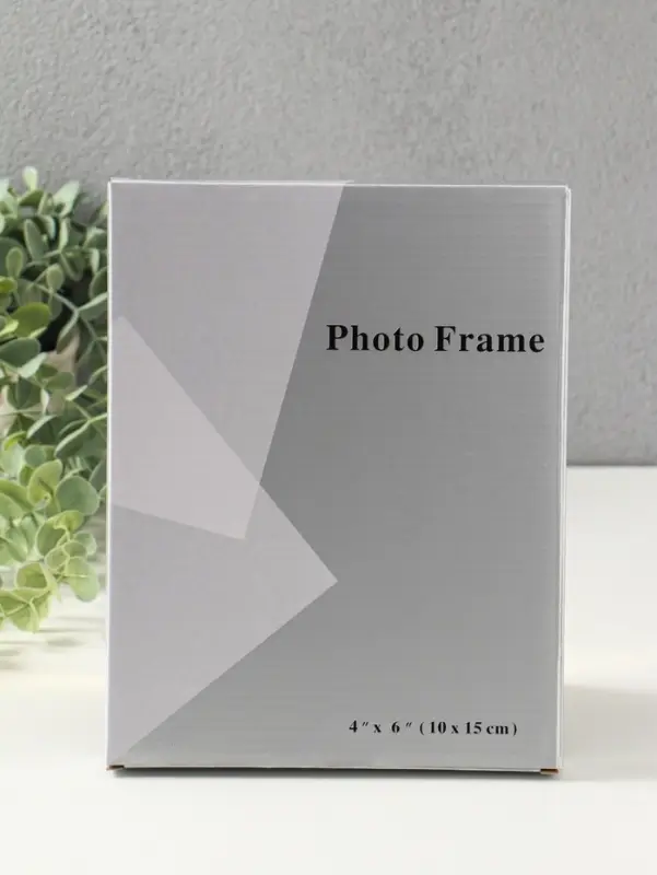 Фоторамка металл на 1 фото 10х15 см "Зебра" золото гальваника 1,7х14,2х19,3 см